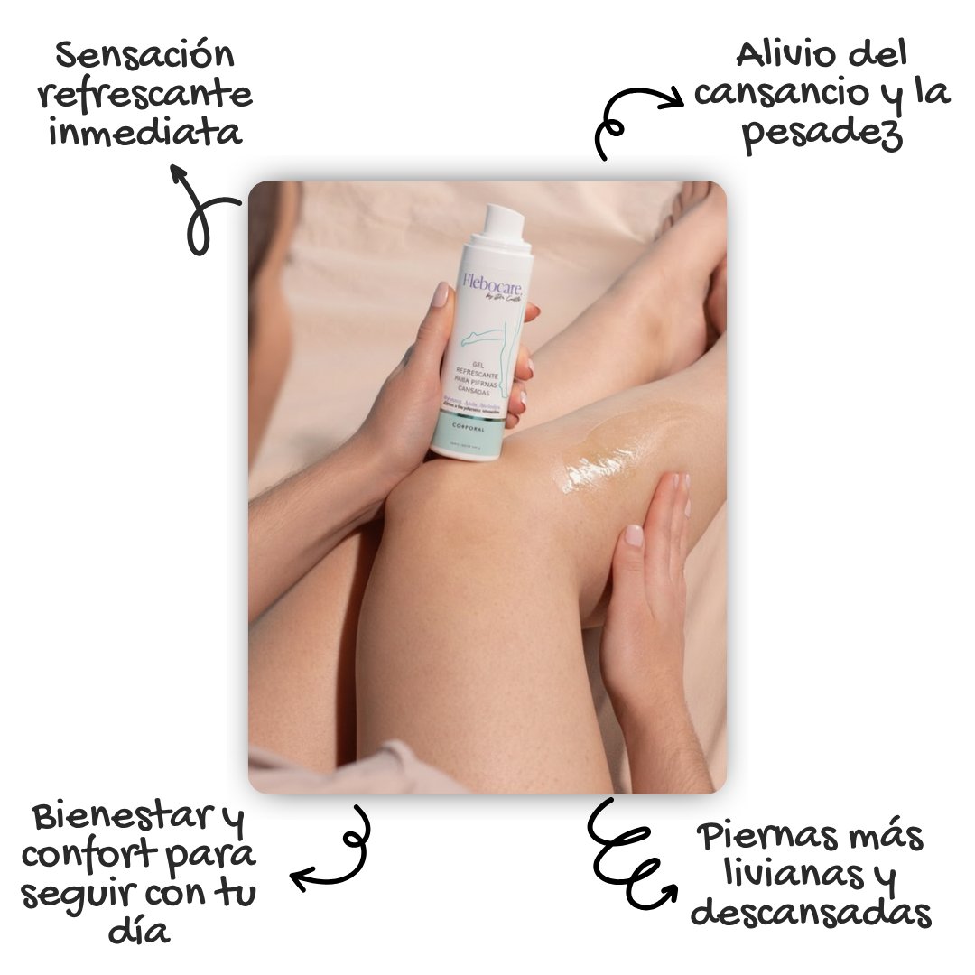 Gel Refrescante para Piernas Cansadas